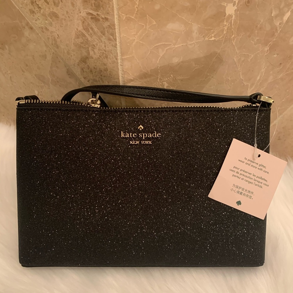 Crossbody WKRU6288 Kate Spade joeley black authent - Picture 1 of 7